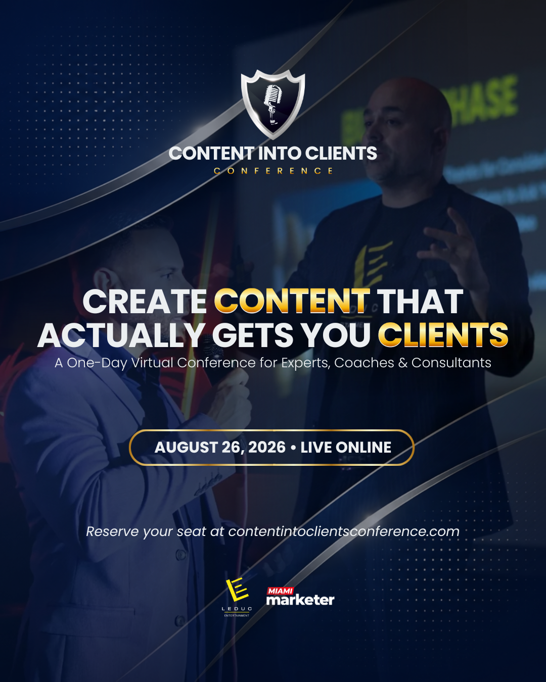 Content Into Clients campaign graphic 1 of 18